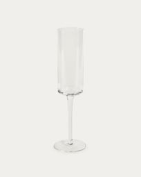 Flûte à champagne Yua en verre transparent 30 cl