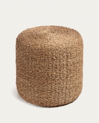 Someina natural fibre round footrest, Ø 40 cm