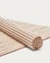 Tiara set of 2 bamboo individual placemats with a natural brown finish