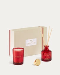 Xmas Soul set of 50 ml room diffuser with sticks and 70 g aromatic candle