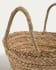 Yadia basket with a natural finish
