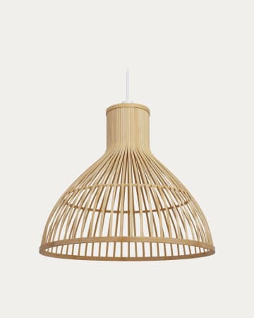 Paralume per lampada da soffitto Nathaya in bambù finitura naturale Ø 60 cm