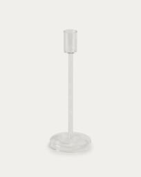 Zulma large candle holder made from transparent glass