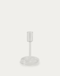 Zulma small candle holder made from transparent glass