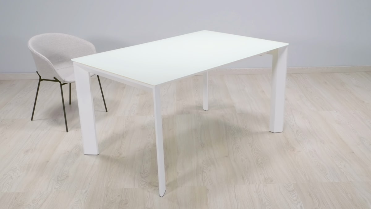 Mesa Extensible Axis 120/180 Porcelánico Marrón Claro