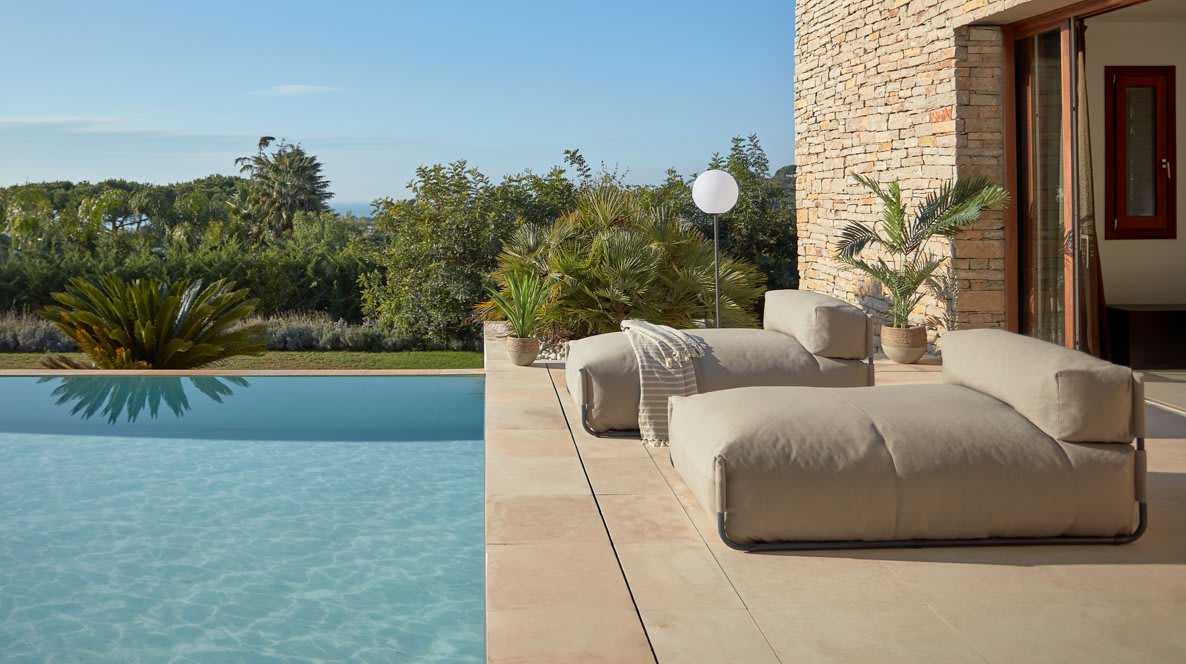 Our own personal paradise at home. New outdoor collection.